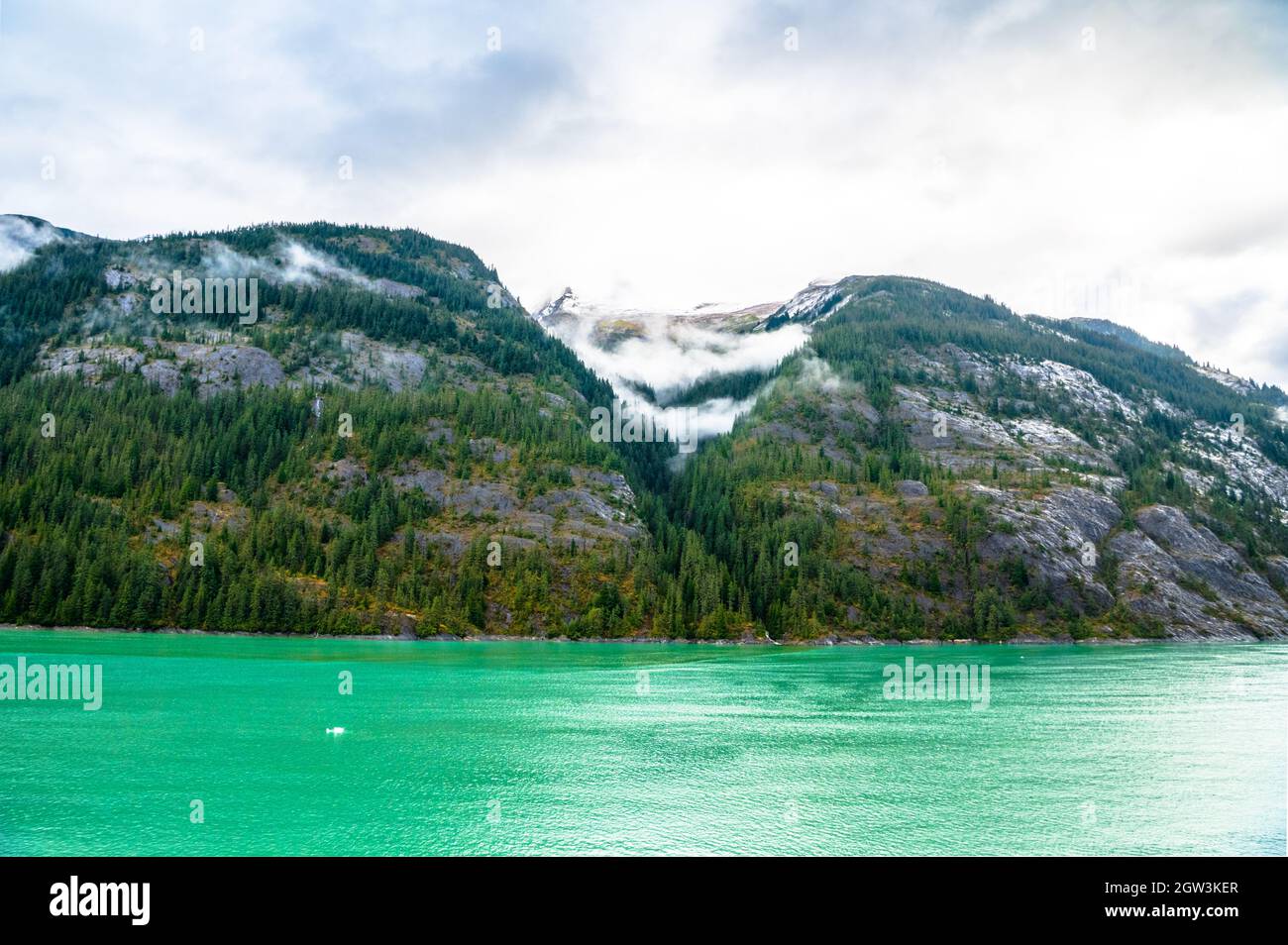 Endicott Arm and Dawes Glacier Alaska Stock Photo