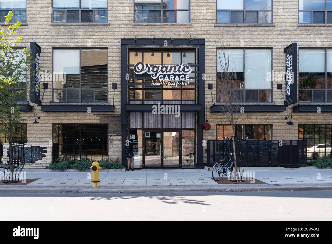 Toronto, Canada - October 2, 2021: Organic Garage store in Toronto, Canada. Stock Photo