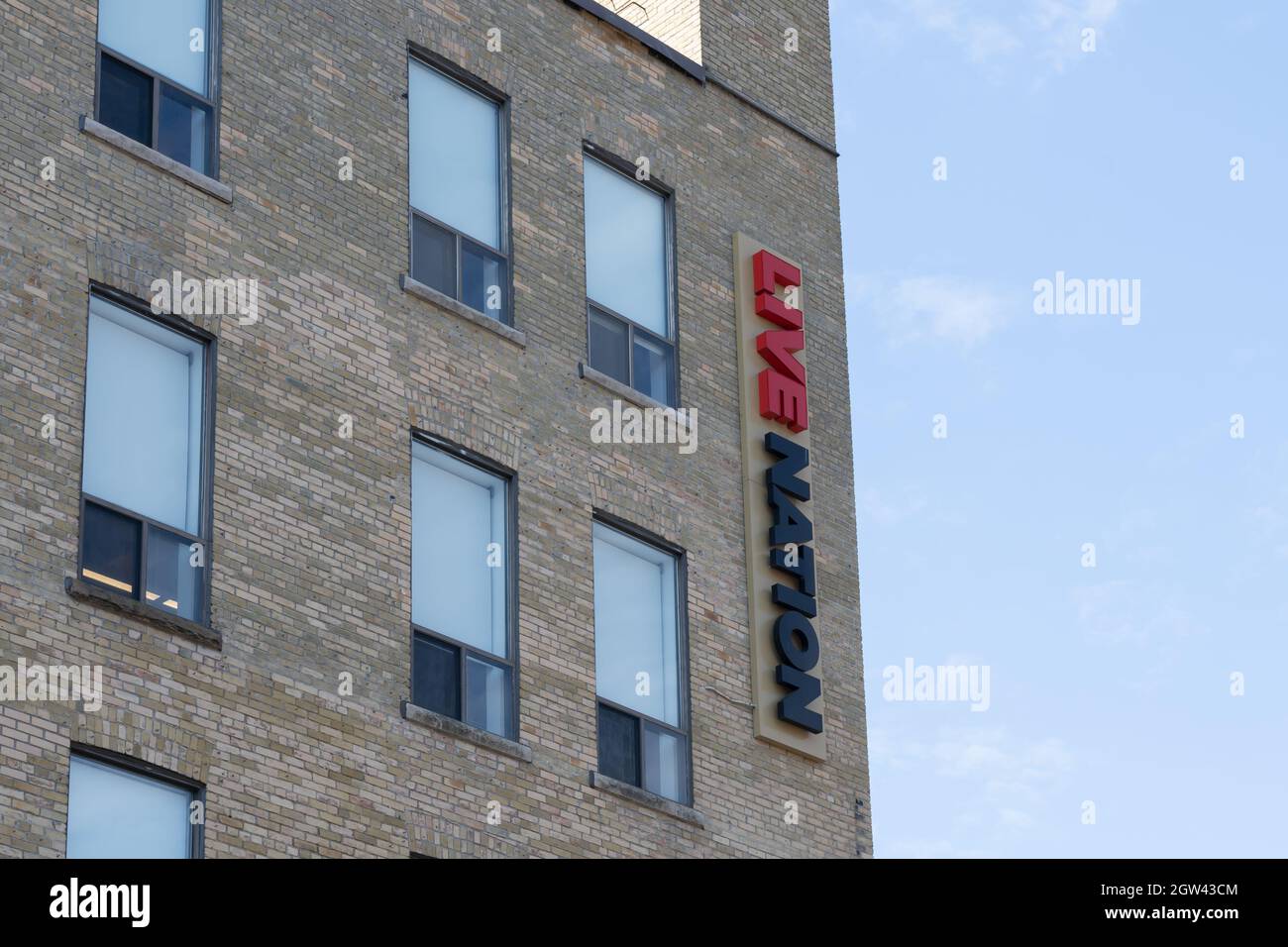 Toronto, Canada - October 2, 2021: Live Nation Canada headquarters in Toronto, Canada. Stock Photo