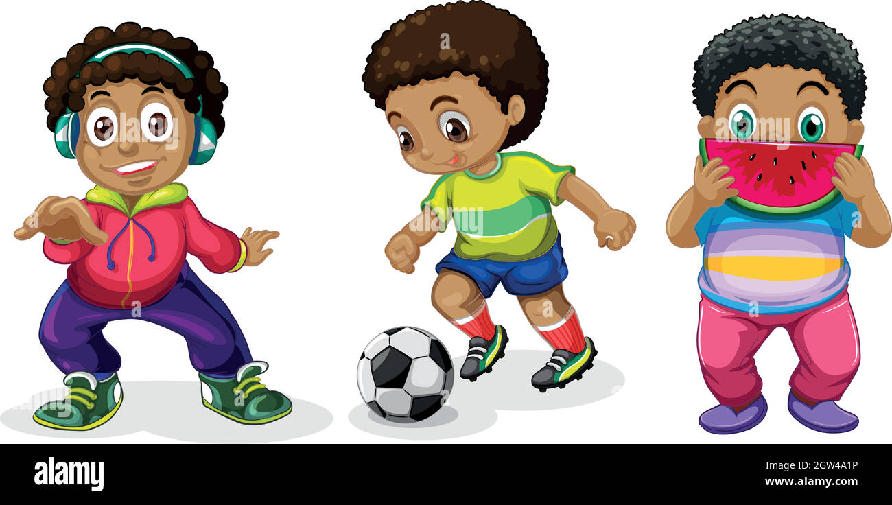 Set Of Chubby Boy Character Stock Vector Image Art Alamy Set Of Chubby Boy Character Stock Vector Image Art Alamy