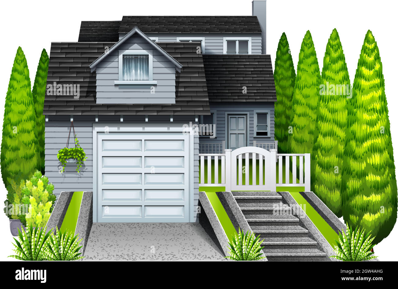 An elegant house Stock Vector Image & Art - Alamy