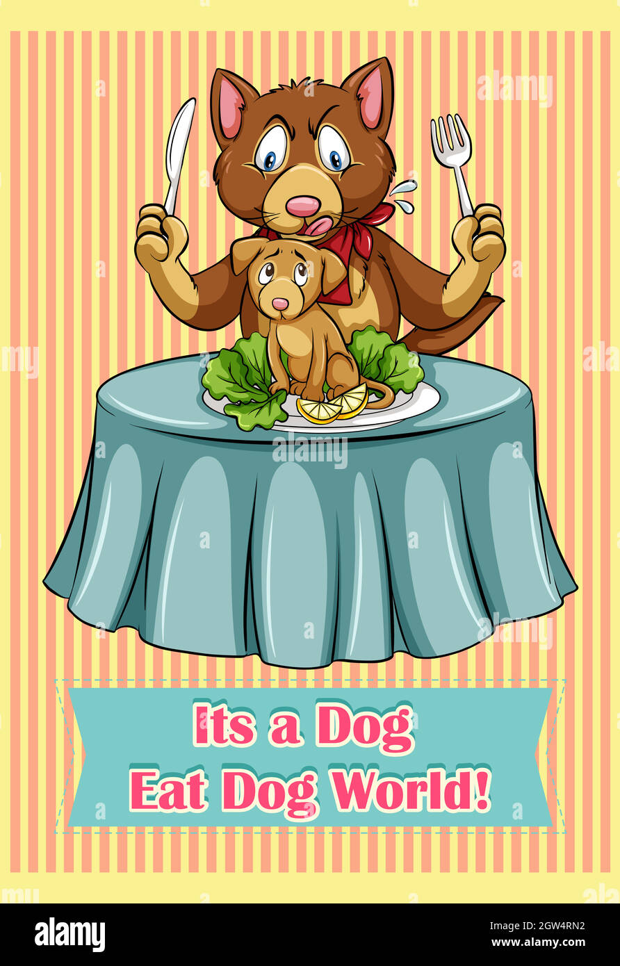 Its A Dog Eat Dog World Stock Vector Image Art Alamy Its a dog eat dog world stock vector image art alamy
