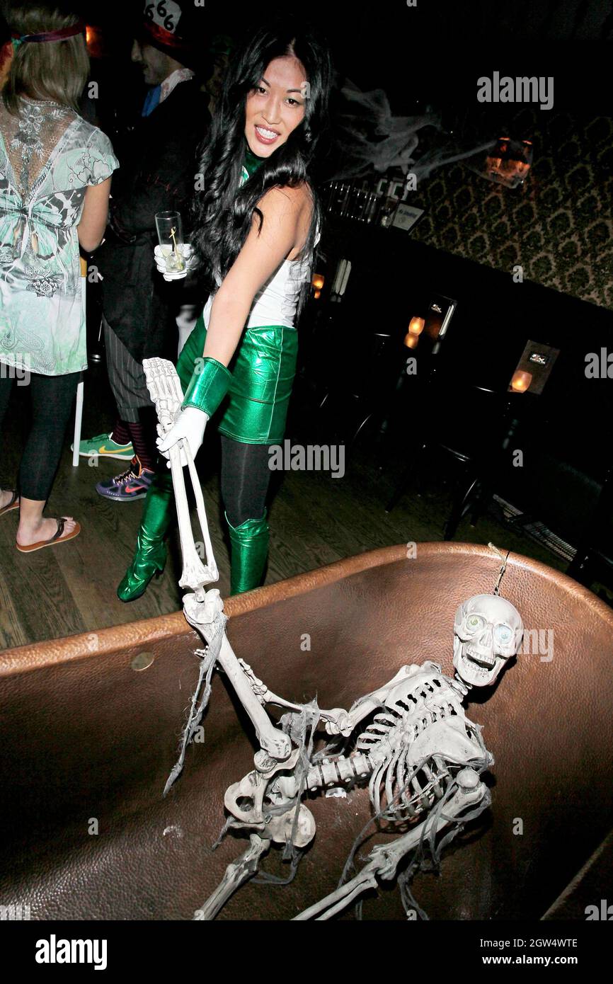 New York, NY, USA. 29 October, 2011. Stacey Kimball at the 2011 Halloween Costume Party hosted by Ethan Zohn And Jenna Morasca at Bathtub Gin. Credit: Steve Mack/Alamy Stock Photo