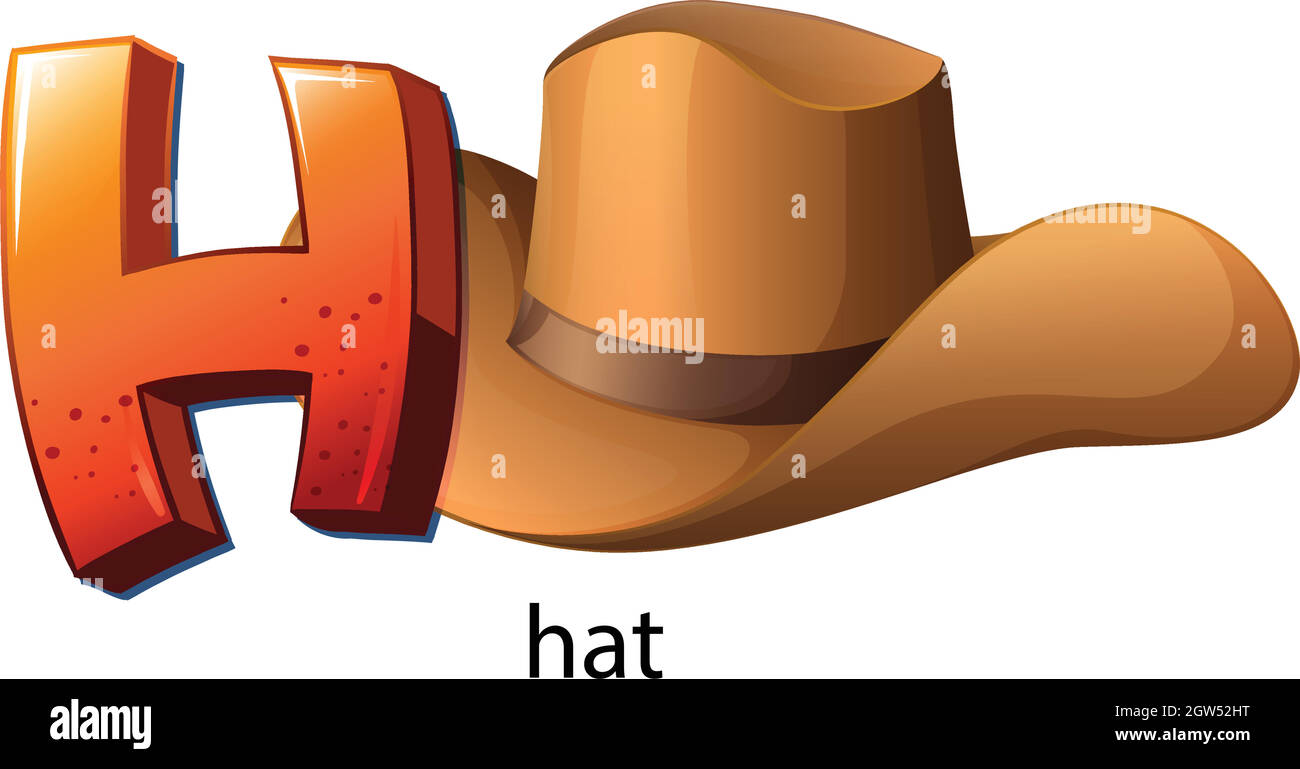 H for hat hi-res stock photography and images - Alamy