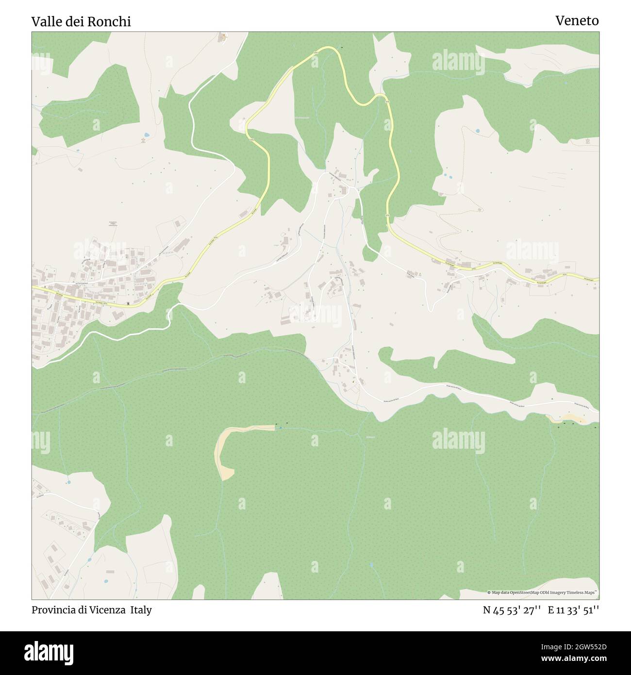 Valle dei Ronchi, Provincia di Vicenza, Italy, Veneto, N 45 53' 27'', E ...