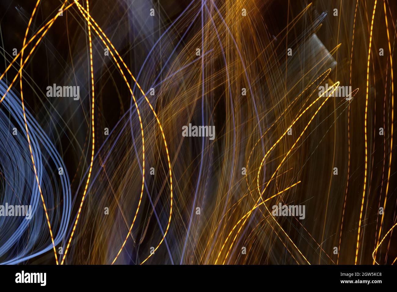 Neon glowing wave lines, magic energy space light concept, abstract ...