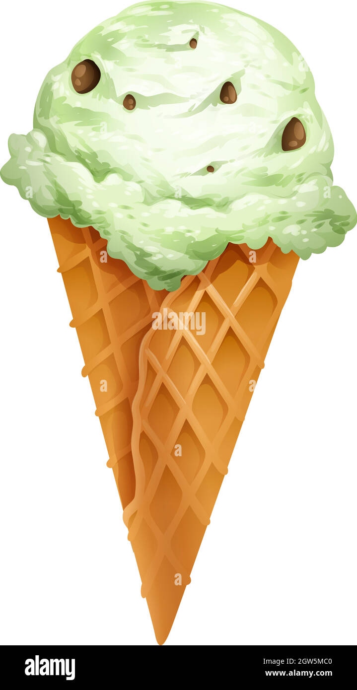 Flavours of ice cream Stock Vector Images - Alamy