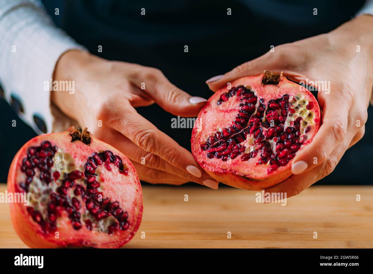 Pomegranate Fruit, Superfood Rich In Vitamin C, Vitamin K, Potassium