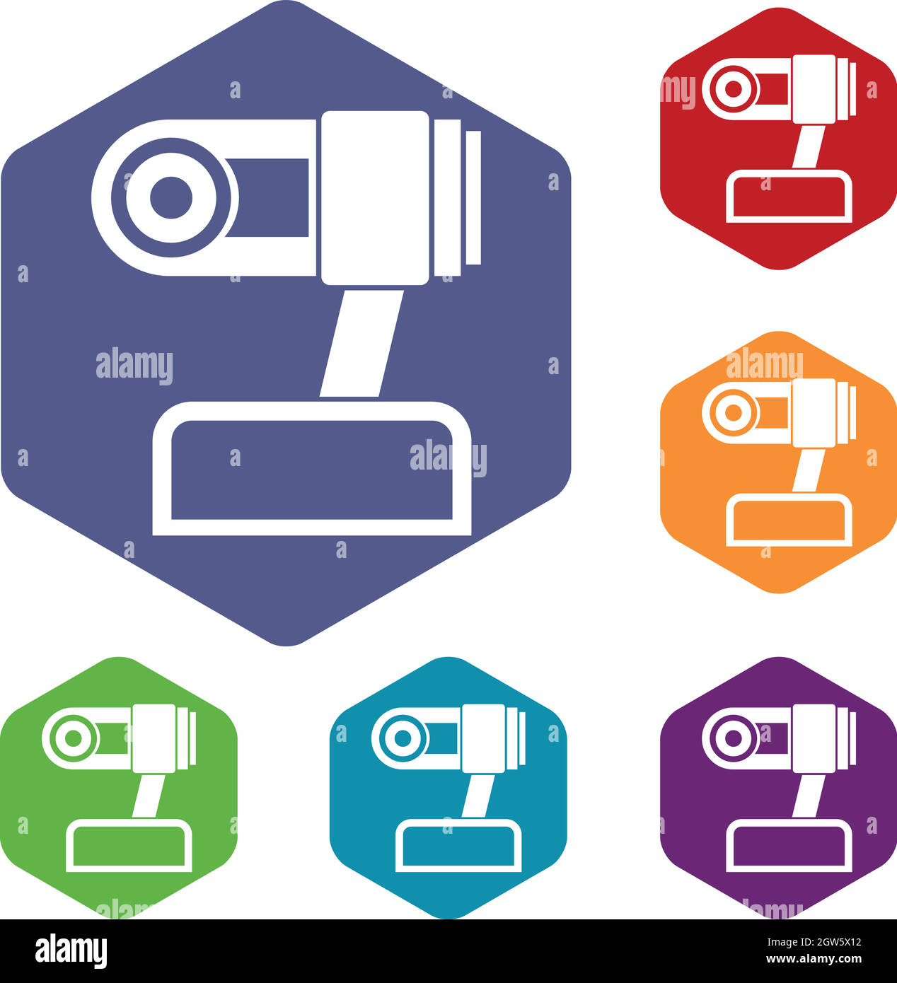 Webcam set Stock Vector Images - Alamy
