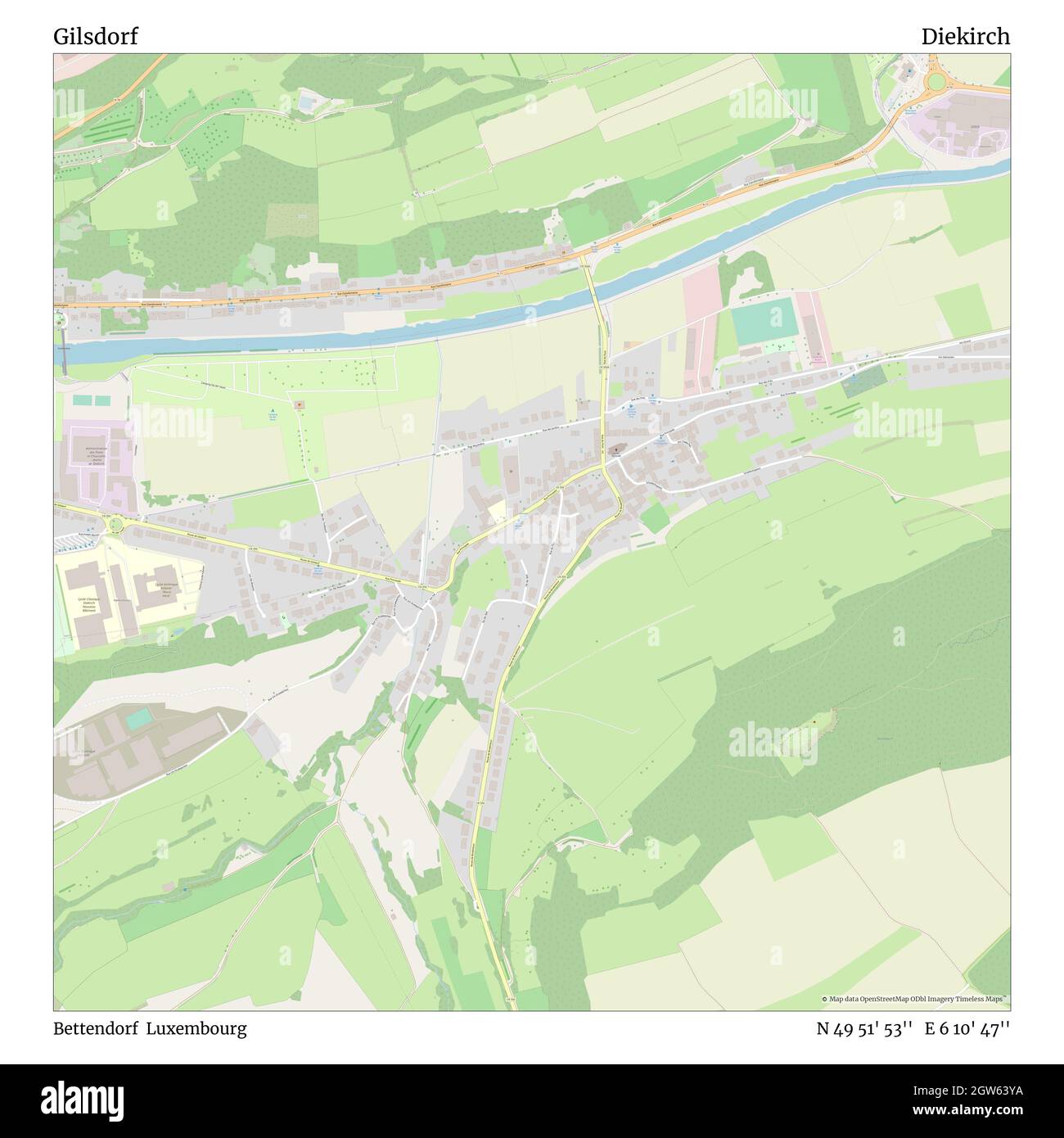 Map of bettendorf hires stock photography and images Alamy