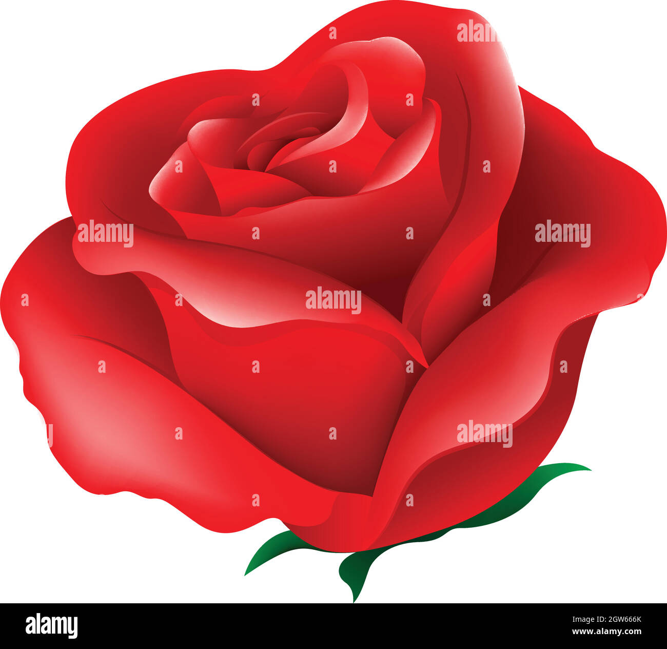 A red rose Stock Vector Image & Art - Alamy
