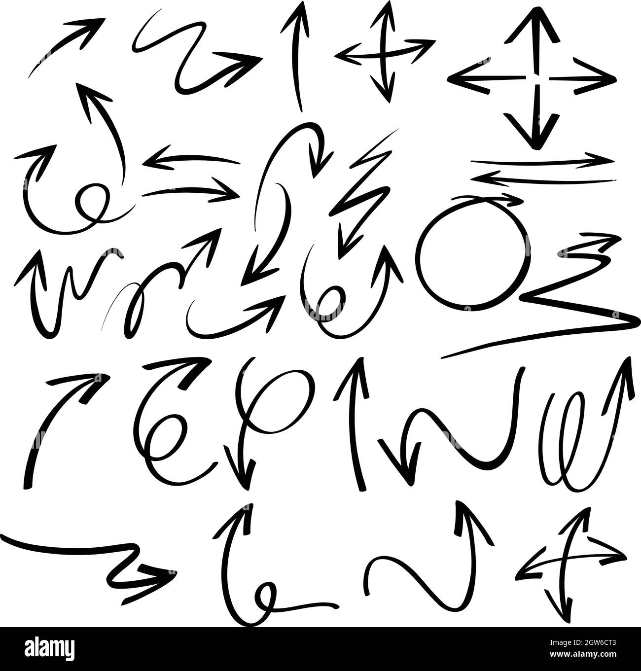 Black arrows hi-res stock photography and images - Alamy