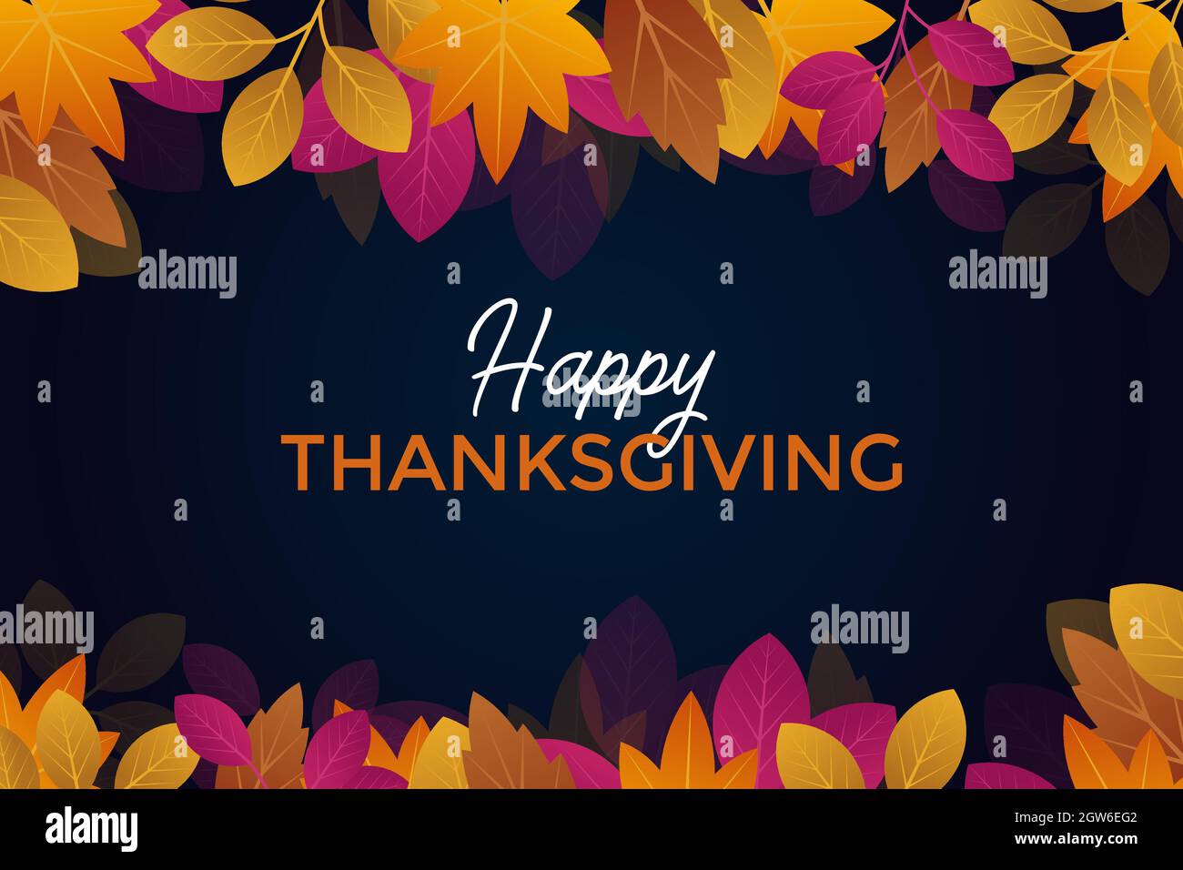 Happy Thanksgiving background vector illustration Stock Vector Image ...