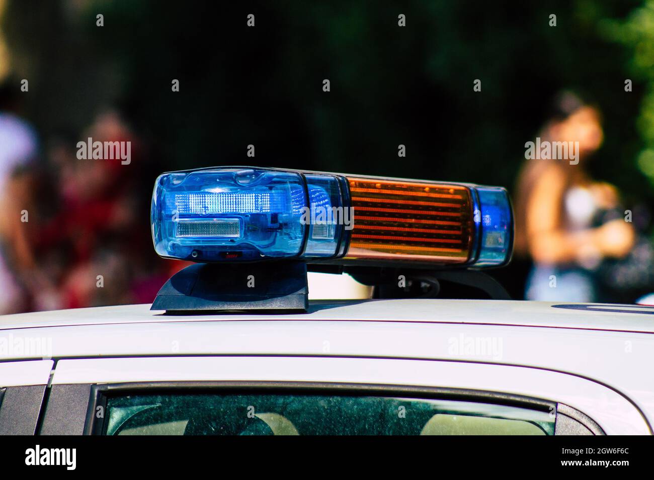 Siren on car hires stock photography and images Alamy