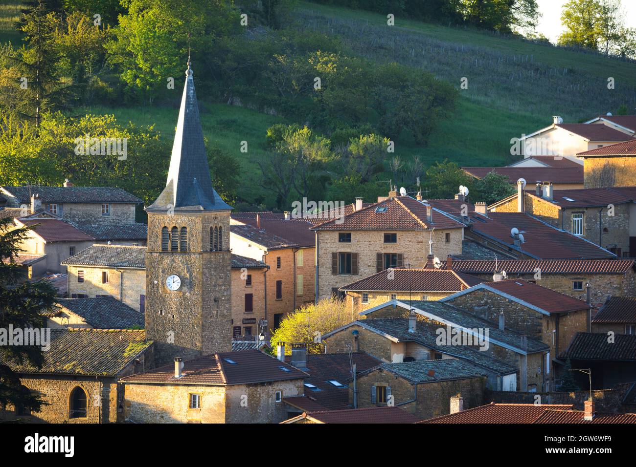 Village of Ville sur Jarnioux, Beaujolais, France Stock Photo Alamy