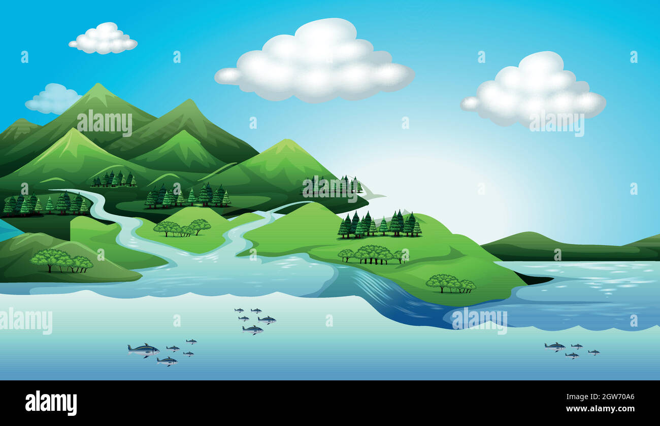 Land and water resources Stock Vector Image & Art Alamy