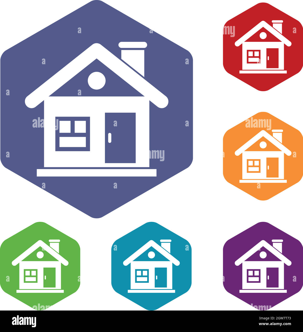 House icons set Stock Vector Image & Art - Alamy
