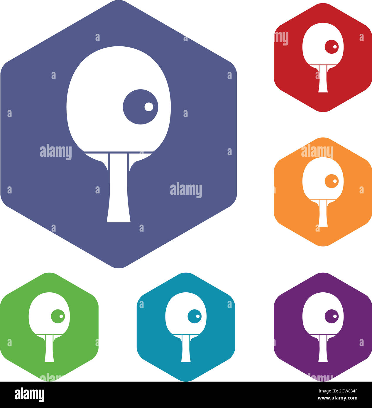 Table tennis icons set Stock Vector Image & Art Alamy