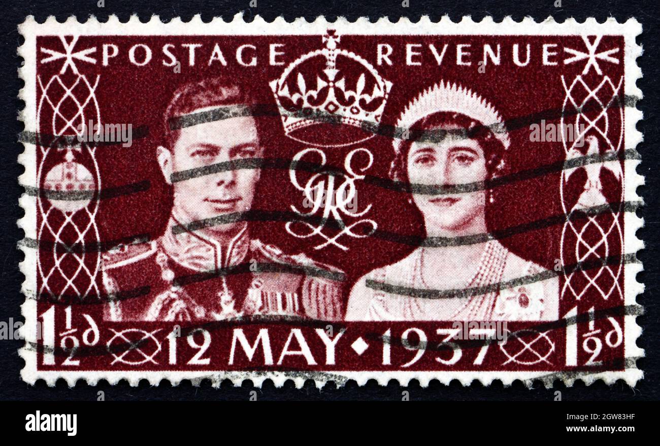 GREAT BRITAIN CIRCA 1937 a stamp printed in the Great Britain shows