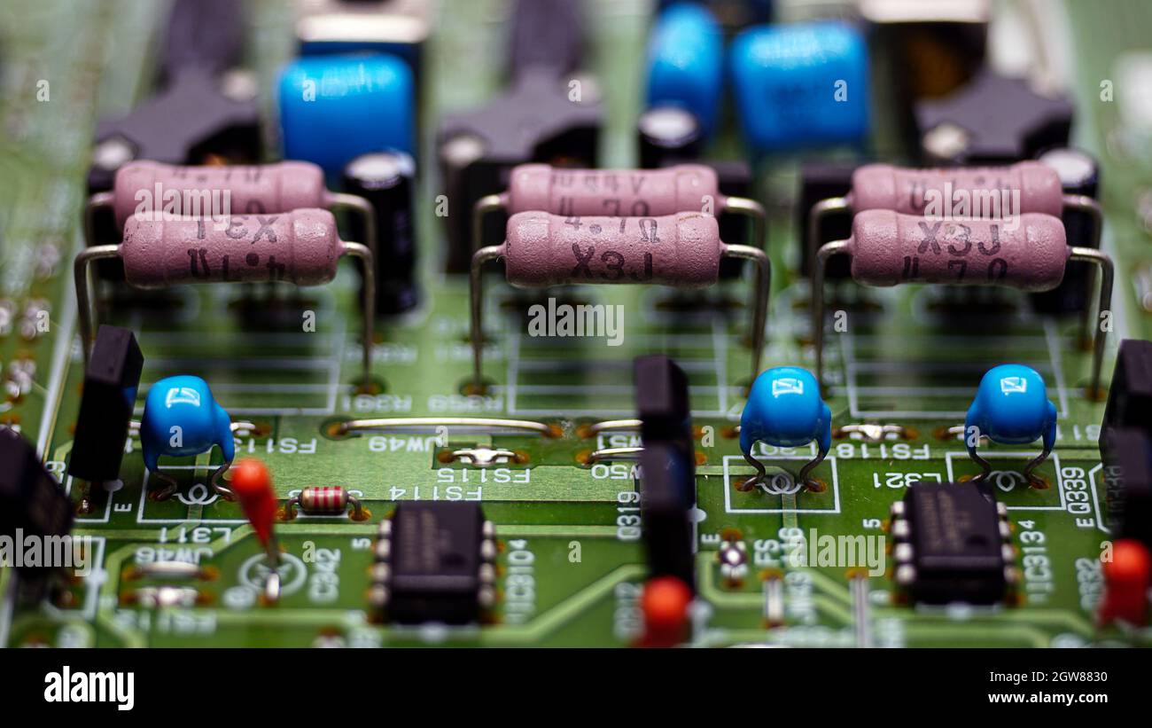 Resistors on circuit board hires stock photography and images Alamy