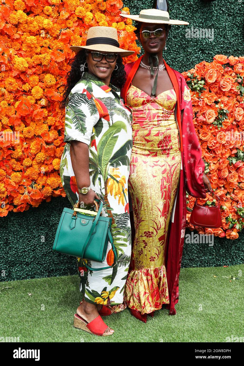 Pacific Palisades, United States. 02nd Oct, 2021. PACIFIC PALISADES, LOS ANGELES, CALIFORNIA, USA - OCTOBER 02: Actress Jodie Turner-Smith arrives at the Veuve Clicquot Polo Classic Los Angeles 2021 held at the Will Rogers State Historic Park on October 2, 2021 in Pacific Palisades, Los Angeles, California, United States. (Photo by Xavier Collin/Image Press Agency/Sipa USA) Credit: Sipa USA/Alamy Live News Stock Photo