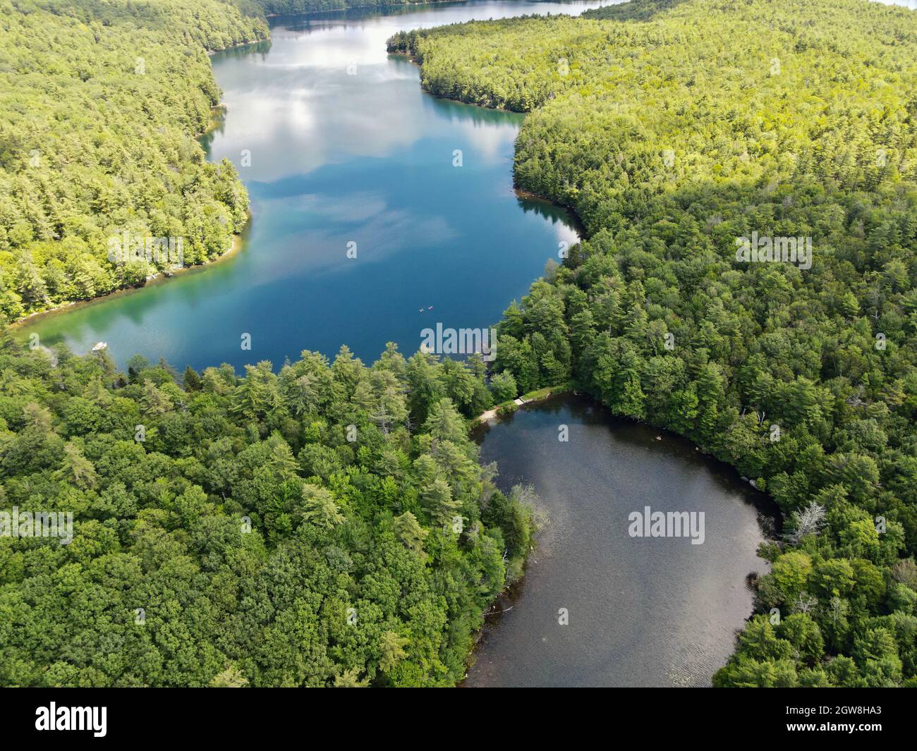 Conservation Land With Trout Lakes Stock Photo Alamy