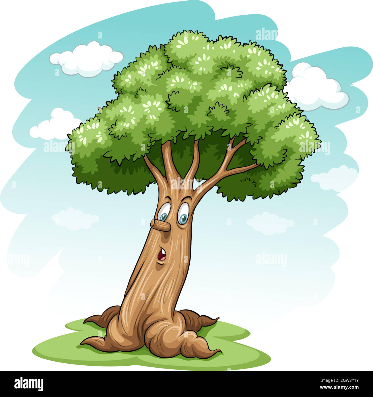 A big tree Stock Vector Image & Art - Alamy