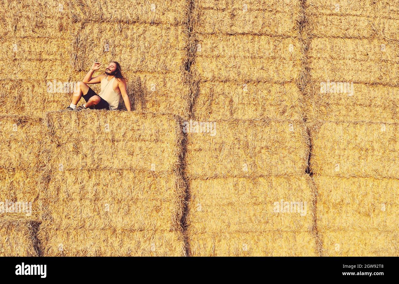 High haystack hi-res stock photography and images - Alamy