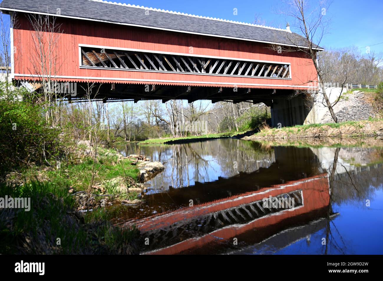 THE COVERED BRIDGES OF ASHTABULA COUNTY, OHIO...THE NETCHER ROAD BRIDGE