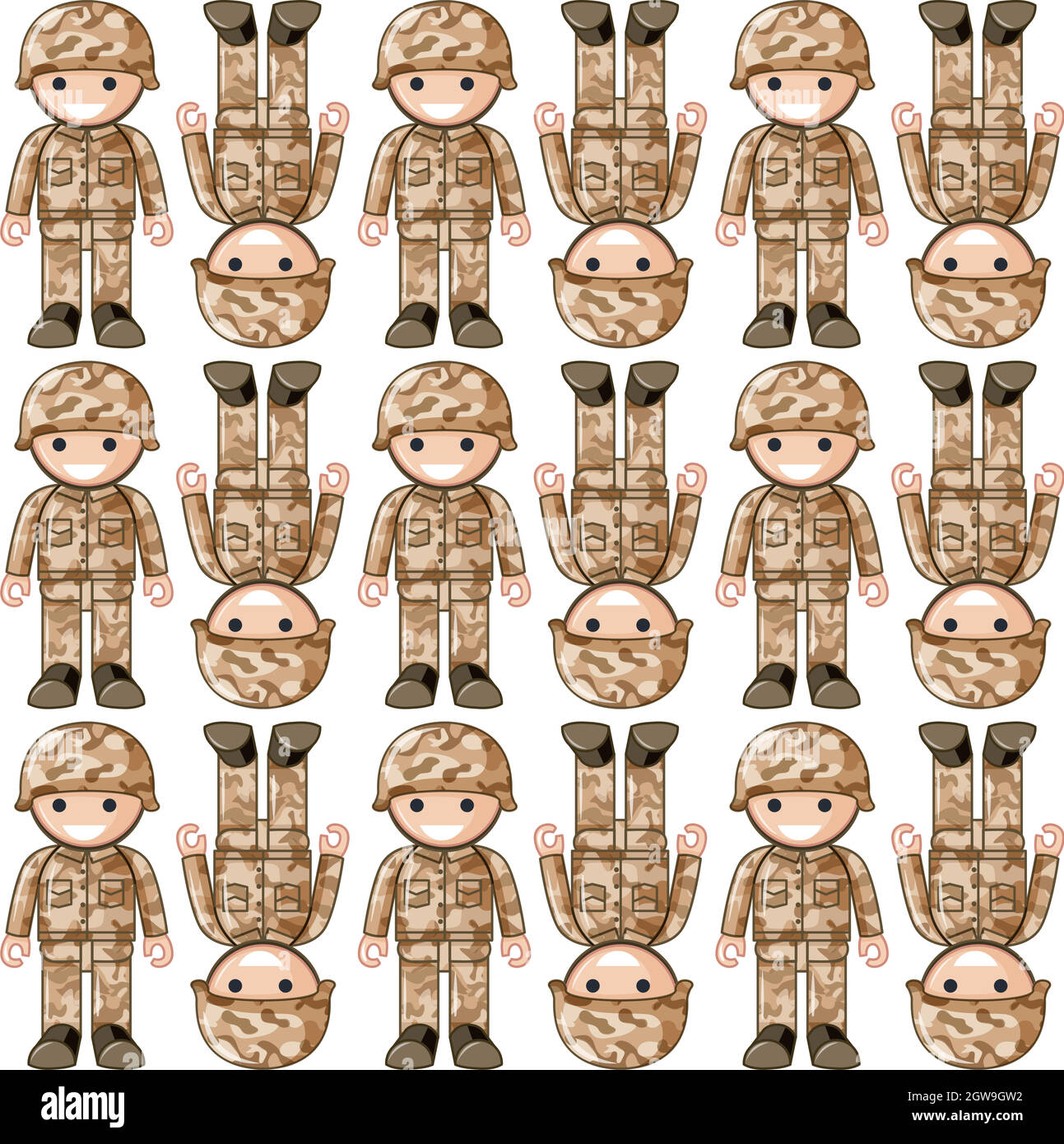 Seamless background design with toy soldiers Stock Vector Image & Art