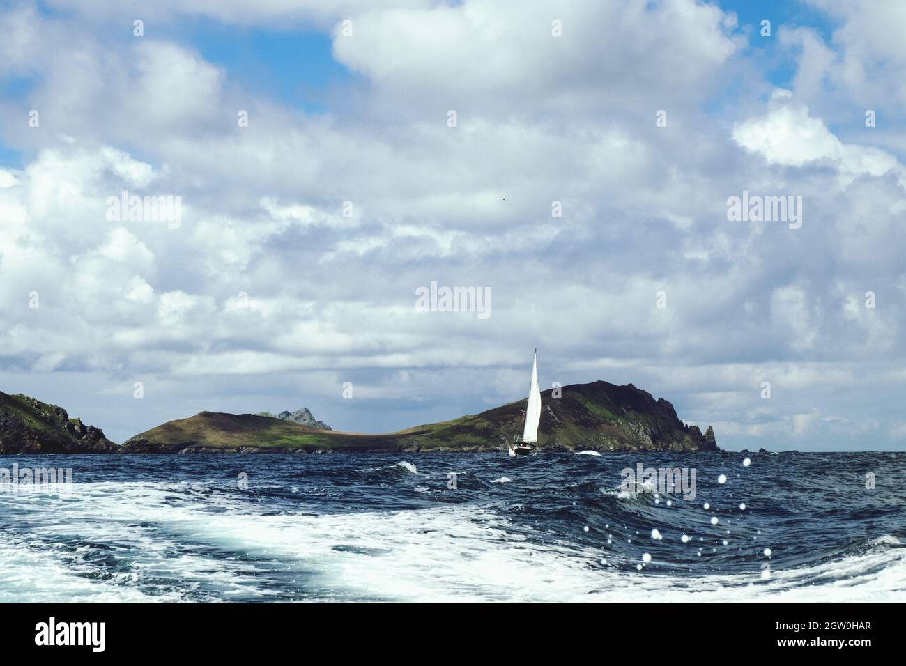 Sailing In Ireland Stock Photo Alamy