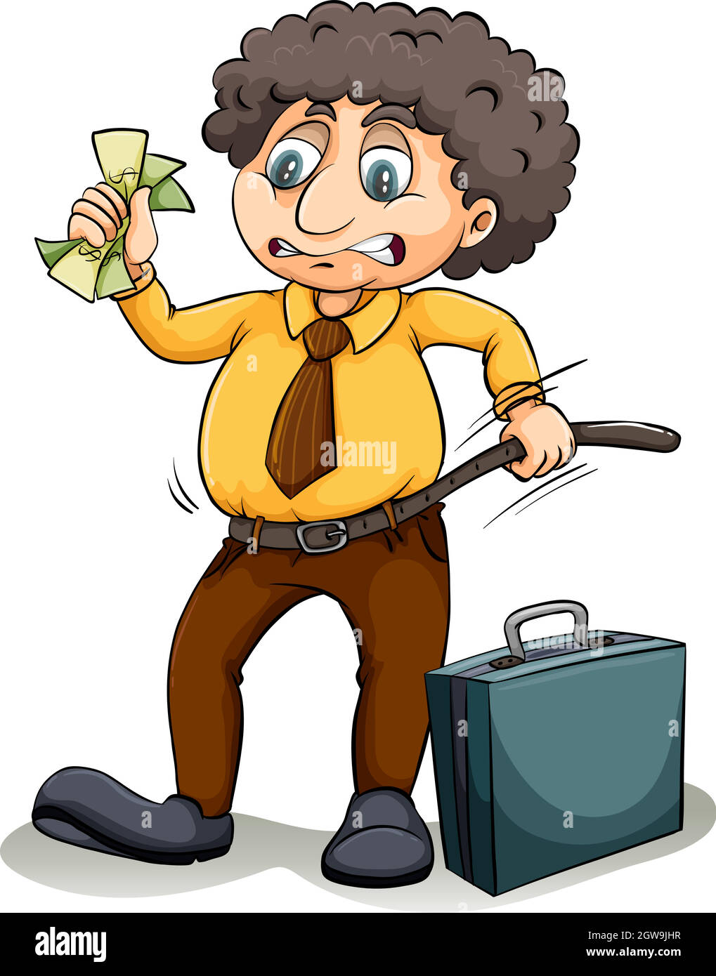 Tightening your belt Stock Vector Images Alamy