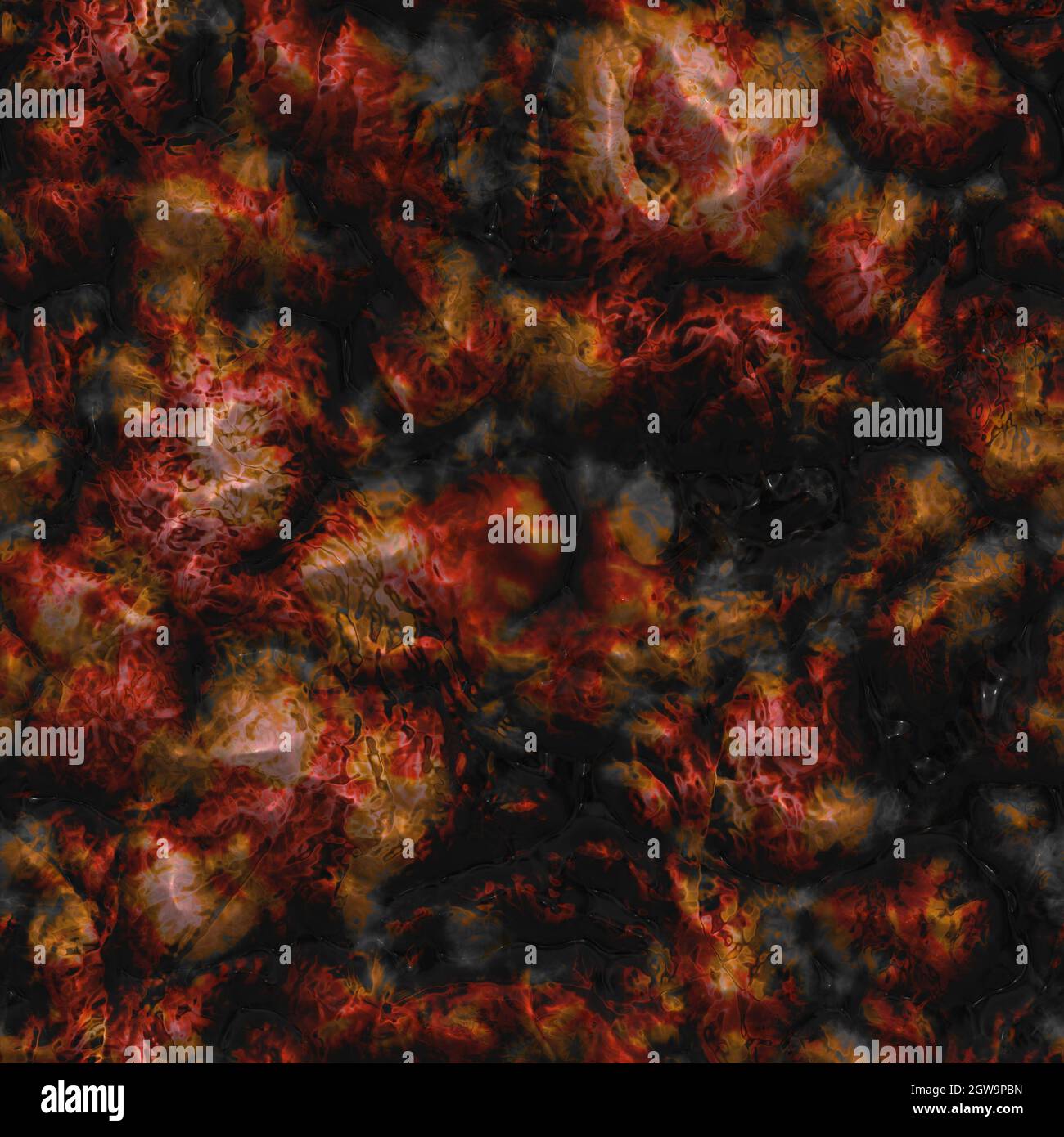 Puddle of gore blood guts and toxic waste 3D illustration seamless tile texture Stock Photo