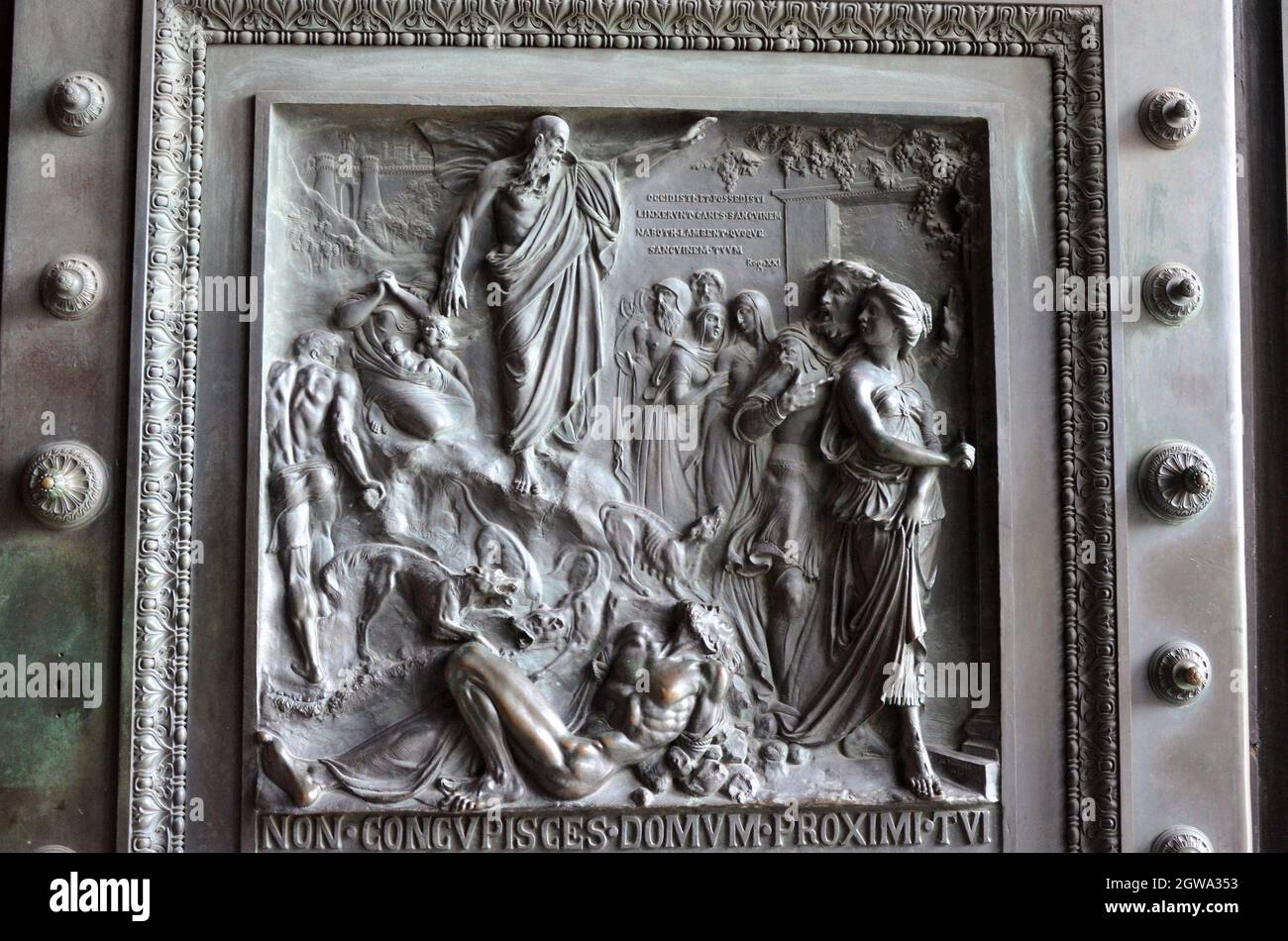 Magdalenae church pillar in Paris, France Stock Photo