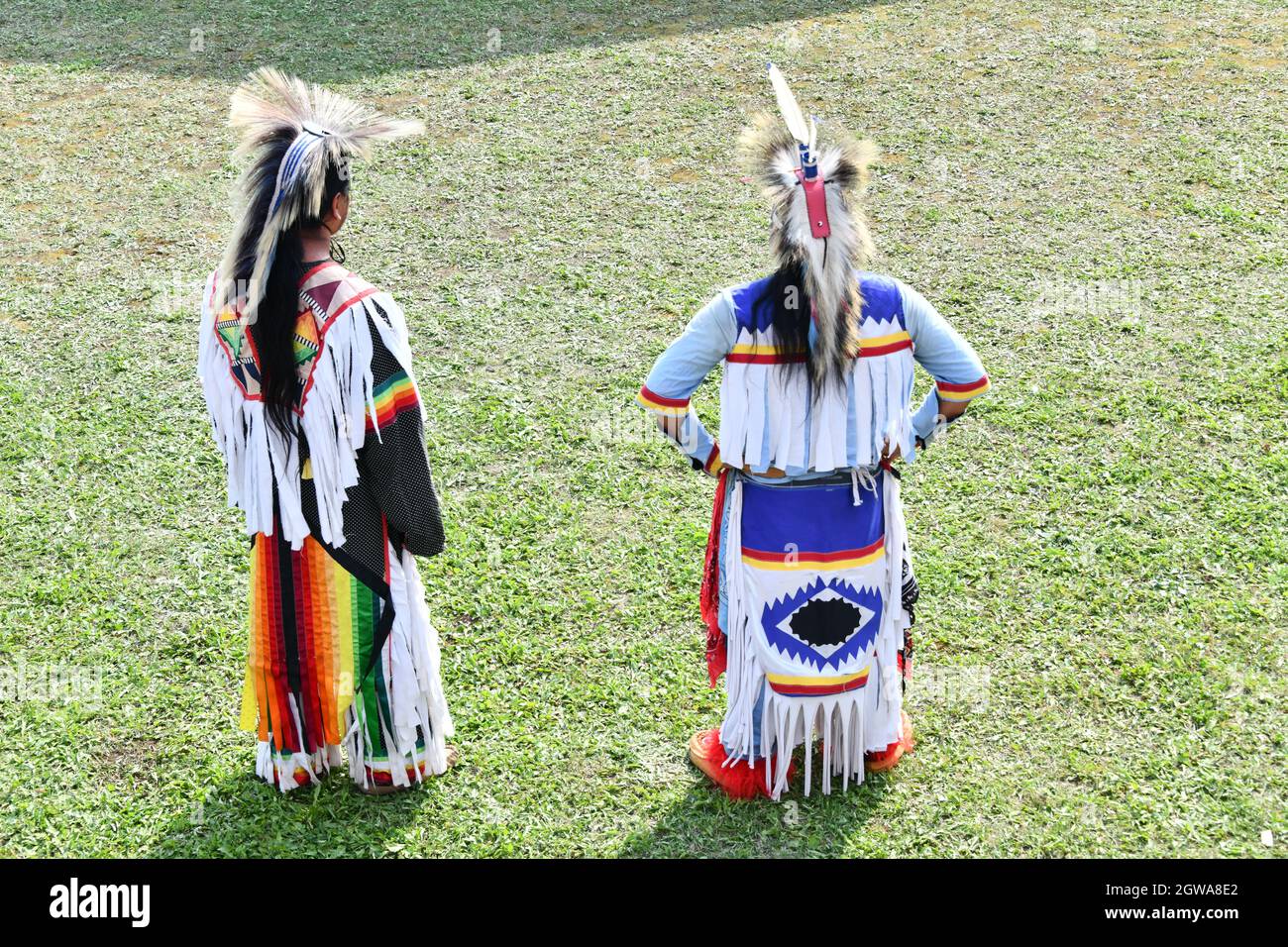 Ft. William , First Nations 2 day  pow wow, for celebration and healing. Stock Photo