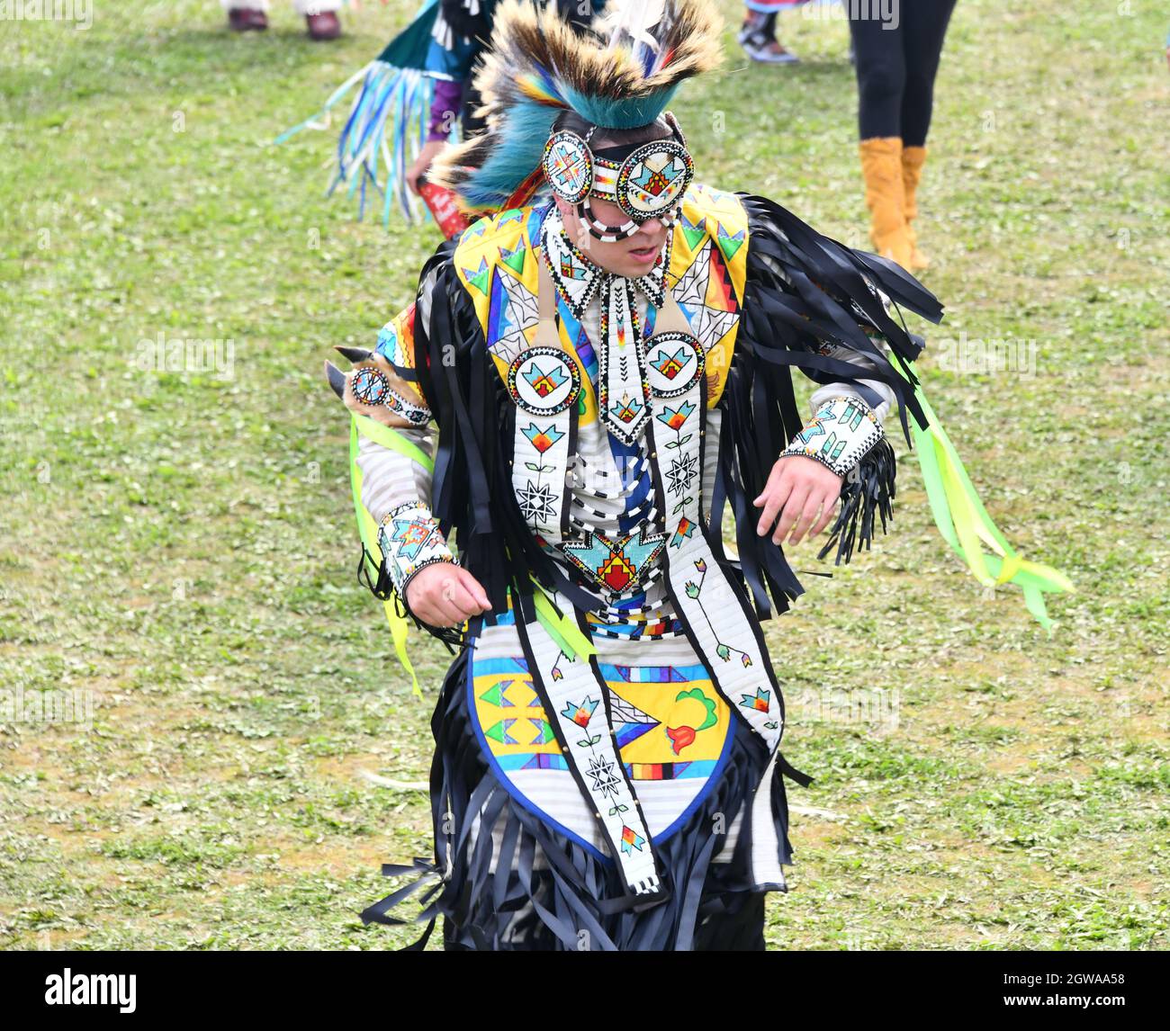 Ft. William , First Nations 2 day  pow wow, for celebration and healing. Stock Photo