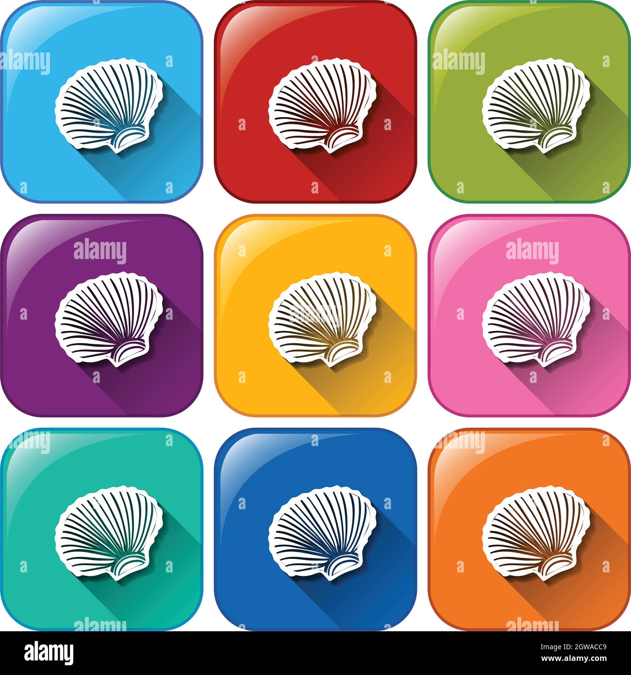 Shell Stock Vector Images - Alamy