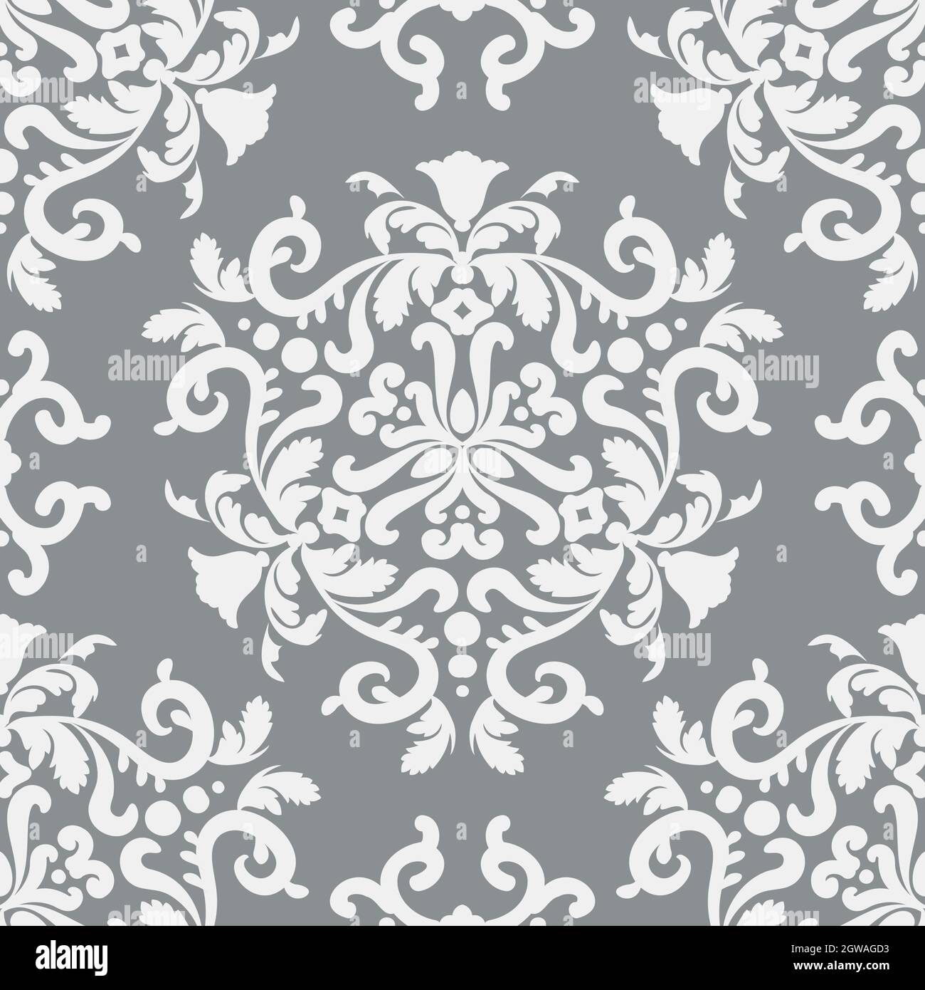 Gray Damask Background