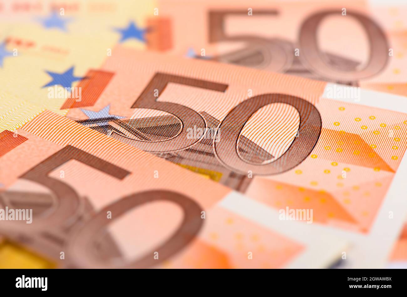 Business And Finance With Euro Currency Stock Photo