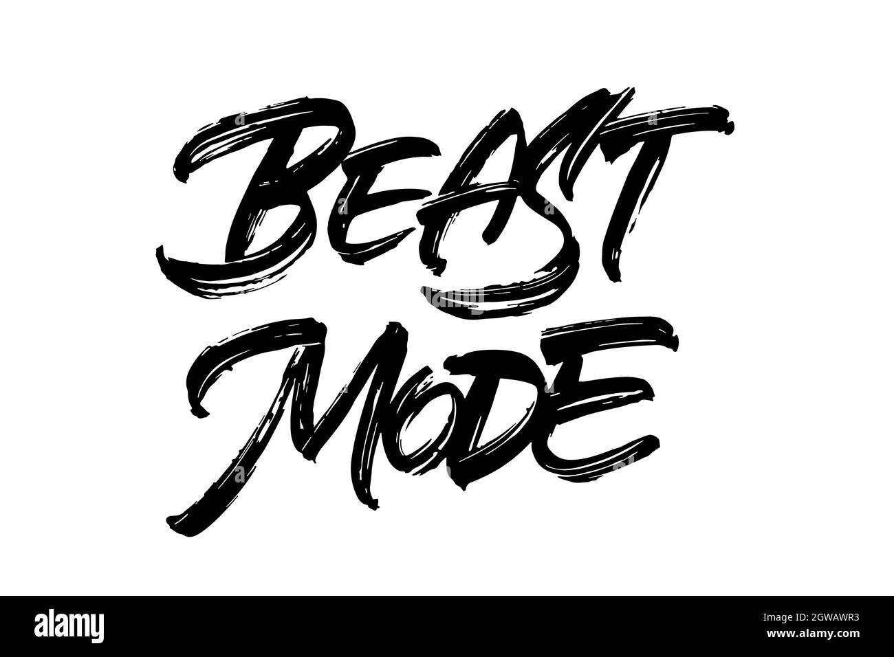 Beast Mode lettering design Stock Vector Image & Art - Alamy