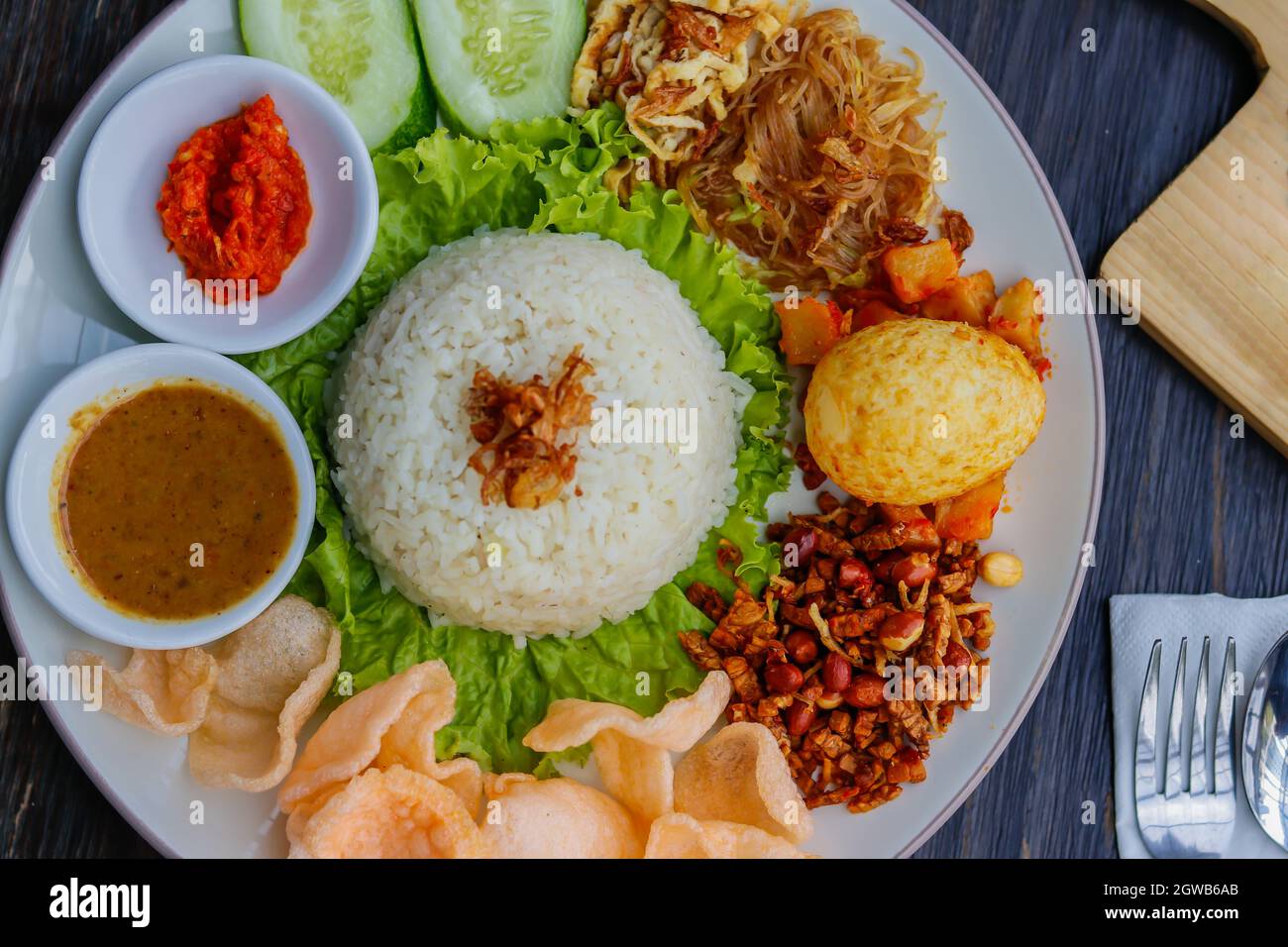 Nasi Uduk High Resolution Stock Photography And Images Alamy