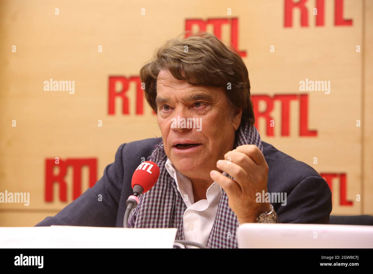 FILE PICTURE: 3rd October 2021. Former French minister and scandal-ridden  tycoon Bernard Tapie, the former owner of Adidas, and former Olympique de  Marseille chairman, has died at 78.File photo dated June 3,