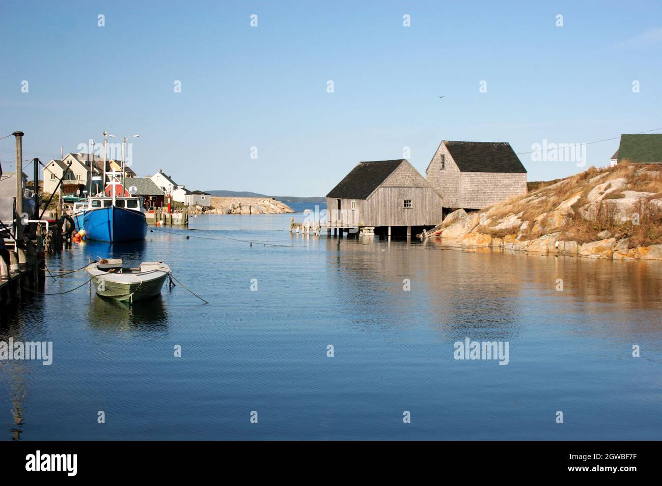 Town Of Peggys Cove, Nova Scotia Stock Photo Alamy