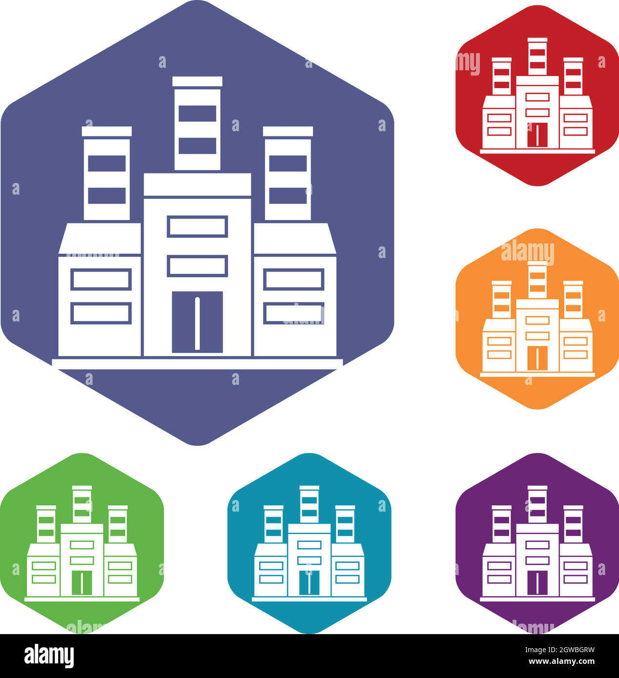 Refinery icons set Stock Vector Image & Art - Alamy