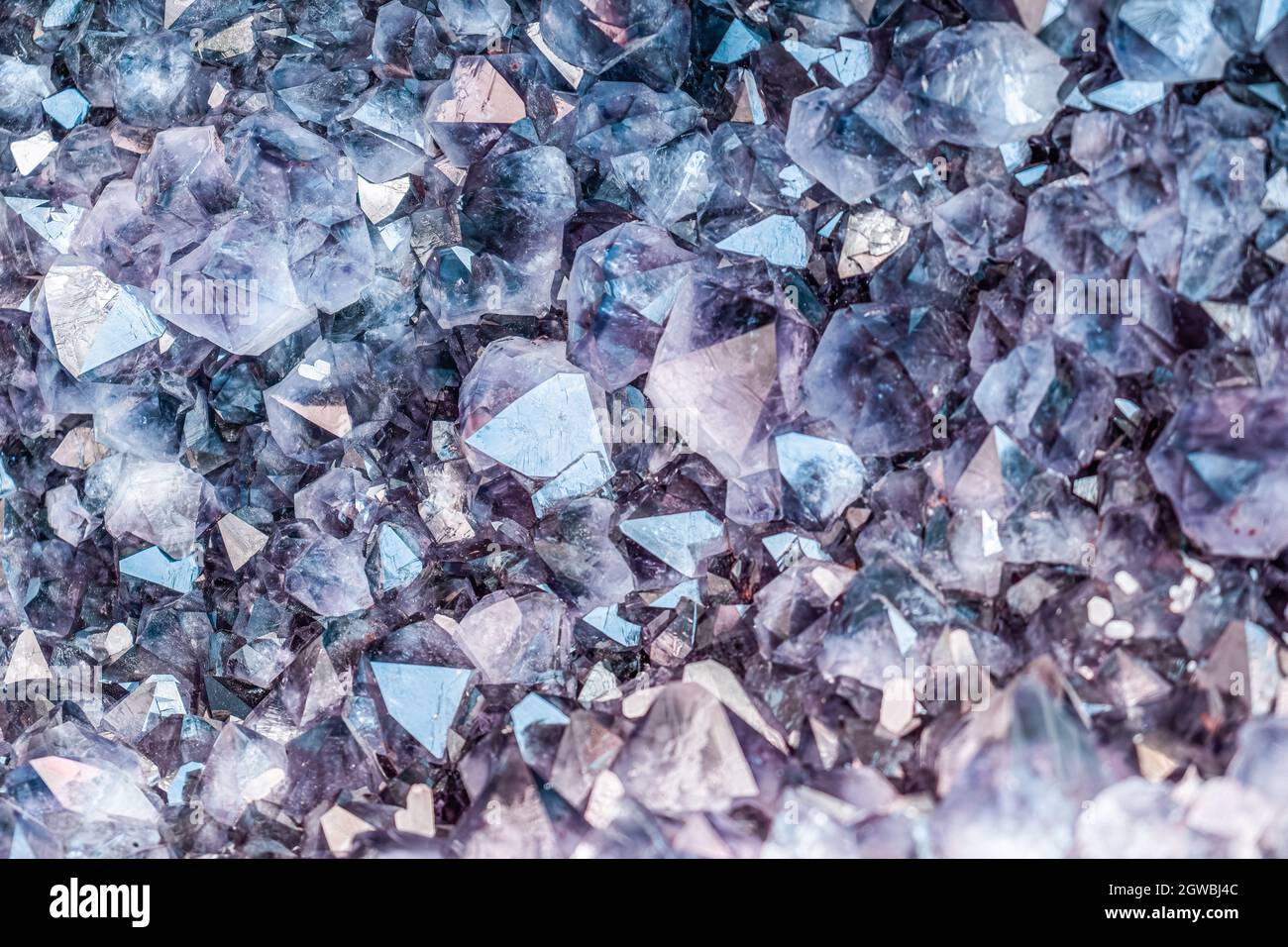 Beautiful Quartz Crystal Texture Stock Photo