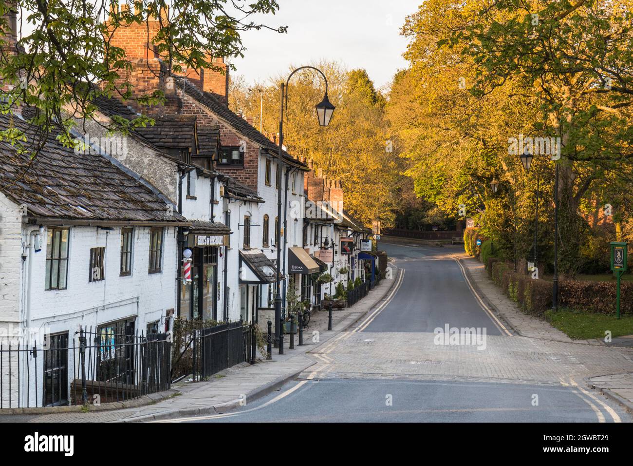 Village of Prestbury, Cheshire Stock Photo