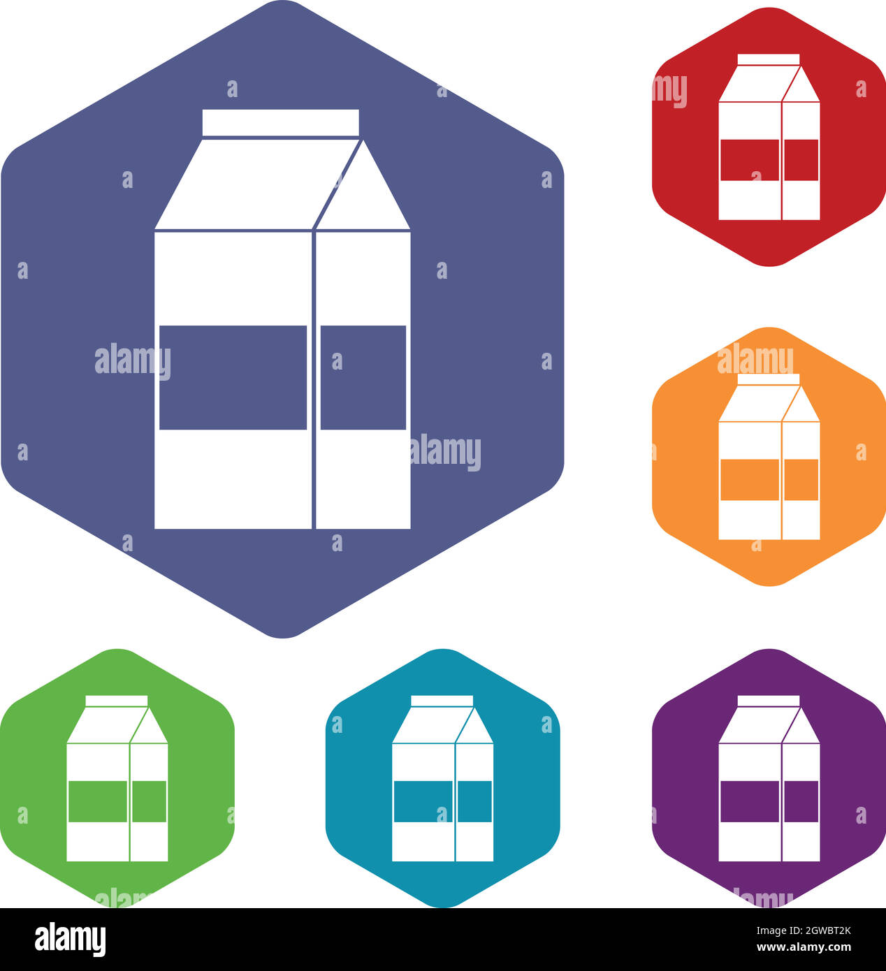 Litre box Stock Vector Images - Alamy