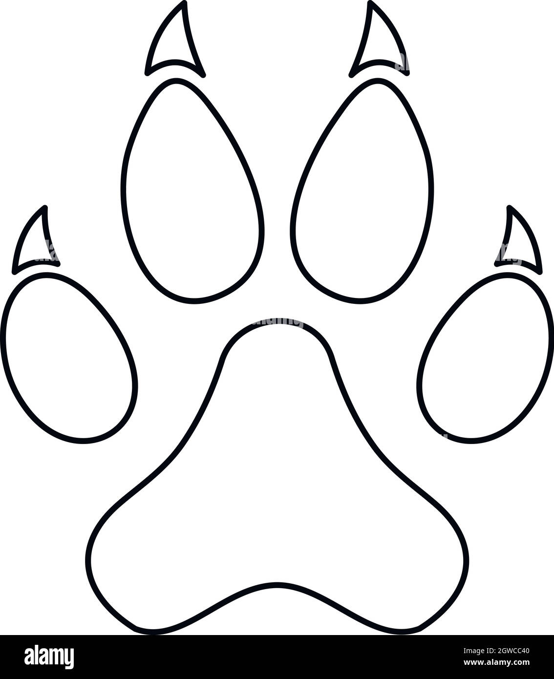 how-to-draw-a-panther-paw