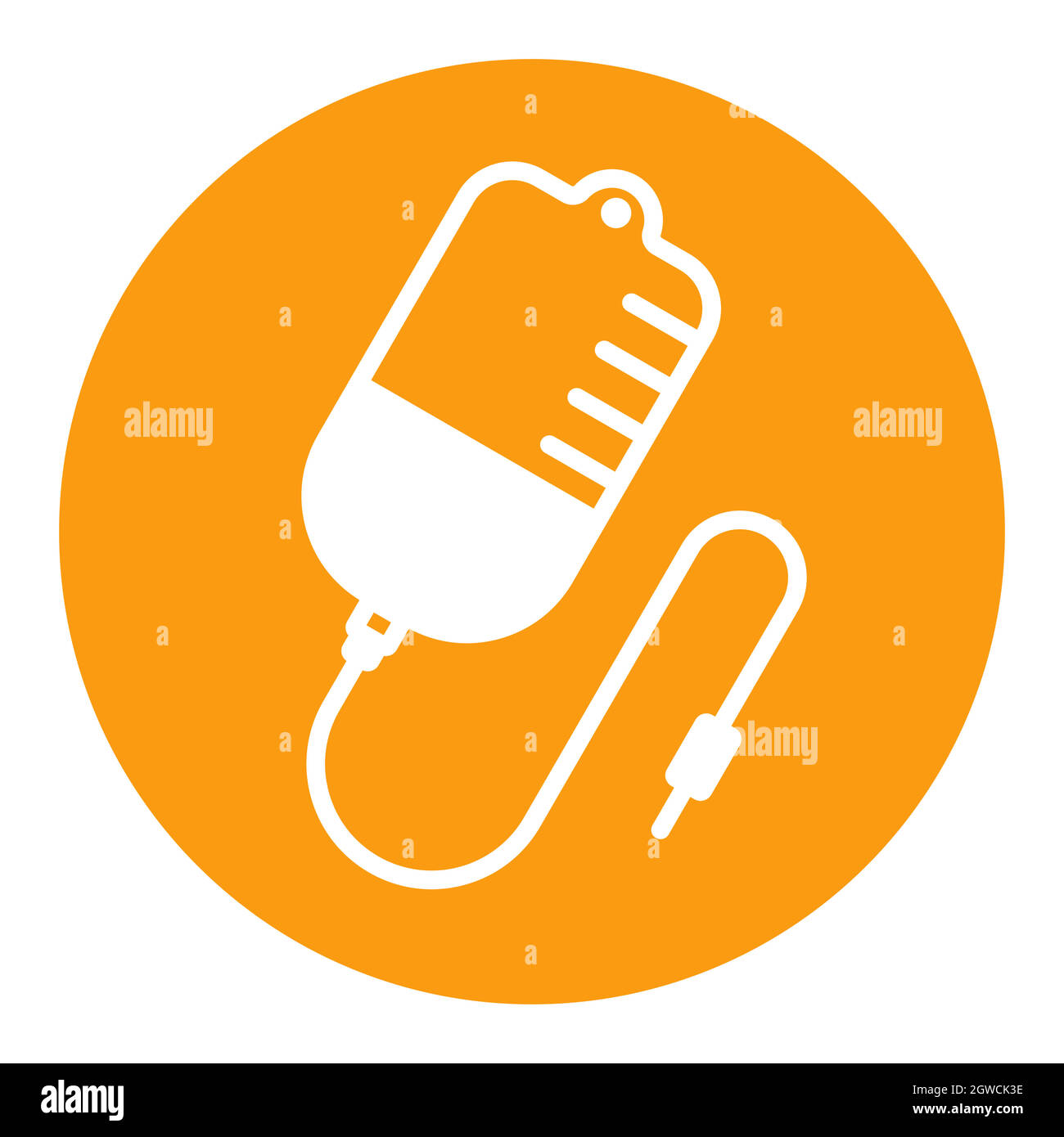 Medical dropper medicine health vector white glyph icon Stock Vector