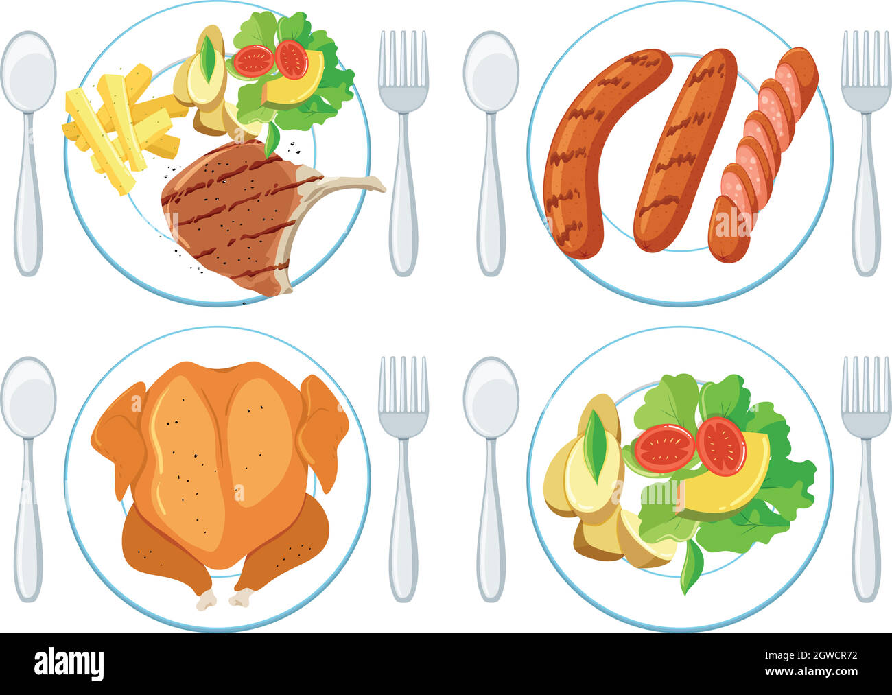 Healthy food clipart Stock Vector Images - Page 2 - Alamy, image size:1300x1013